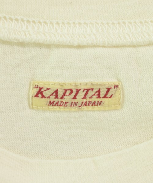 KAPITAL（キャピタル）Tシャツ・カットソー 白 サイズ:XL メンズ/2200719923227