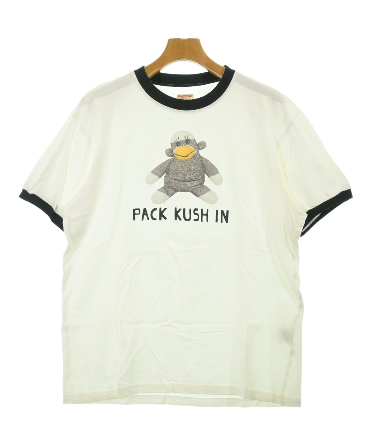 KAPITAL（キャピタル）Tシャツ・カットソー 白 サイズ:4(XL位) メンズ