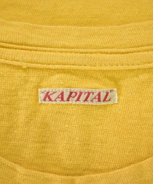 KAPITAL（キャピタル）Tシャツ・カットソー 黄 サイズ:2(M位) メンズ/2200722901120