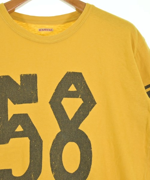 KAPITAL（キャピタル）Tシャツ・カットソー 黄 サイズ:2(M位) メンズ/2200722901120
