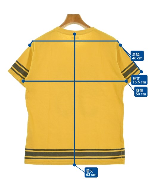 KAPITAL（キャピタル）Tシャツ・カットソー 黄 サイズ:2(M位) メンズ/2200722901120
