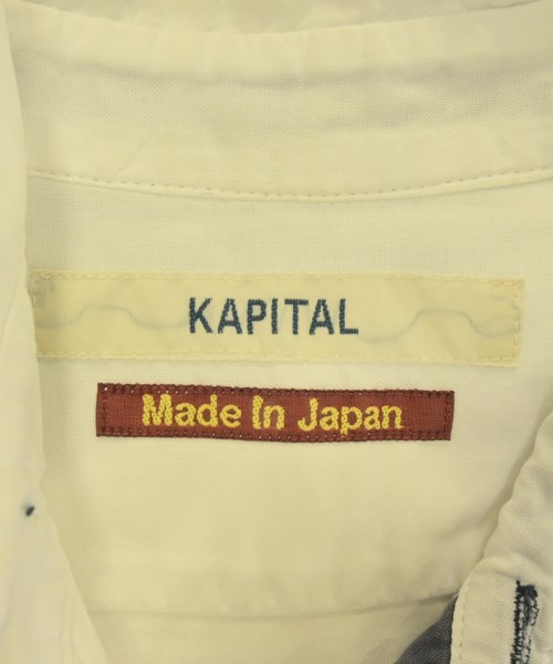 KAPITAL（キャピタル）カジュアルシャツ 白 サイズ:3(L位) メンズ/2200682614139