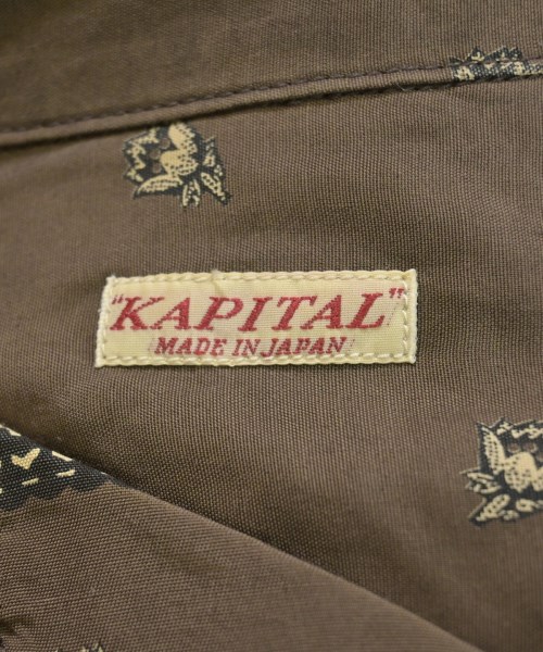 KAPITAL（キャピタル）カジュアルシャツ 茶 サイズ:3(L位) メンズ/2200688922054