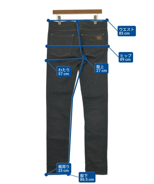 April77（エイプリルセブンティセブン）デニムパンツ 紺 サイズ:32(L位) メンズ/2200636778047