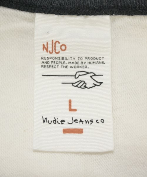 Nudie Jeans（ヌーディージーンズ）Tシャツ・カットソー 白 サイズ:L メンズ/2200637602105