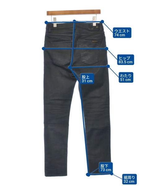 Nudie Jeans（ヌーディージーンズ）デニムパンツ 黒 サイズ:29(S位) メンズ/2200628358073