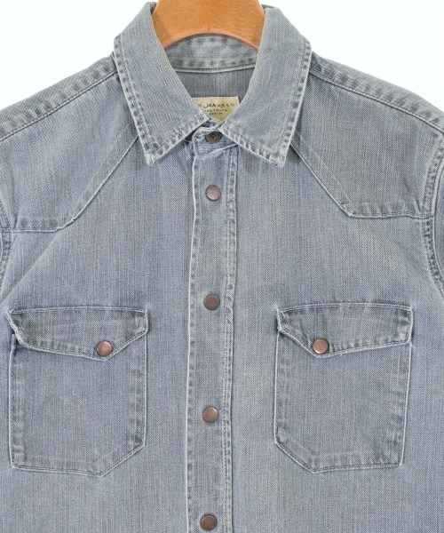Nudie Jeans（ヌーディージーンズ）カジュアルシャツ 青 サイズ:S メンズ/2200630308035