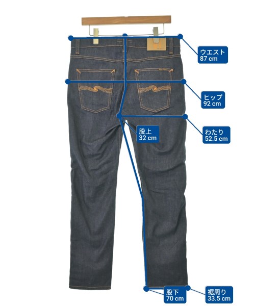 Nudie Jeans（ヌーディージーンズ）デニムパンツ 紺 サイズ:33(L位) メンズ/2200673202062