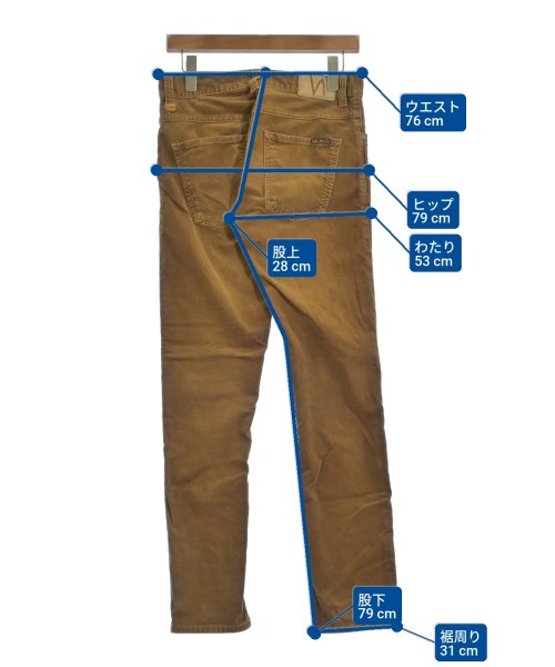 Nudie Jeans（ヌーディージーンズ）その他 茶 サイズ:30(M位) メンズ/2200680217042