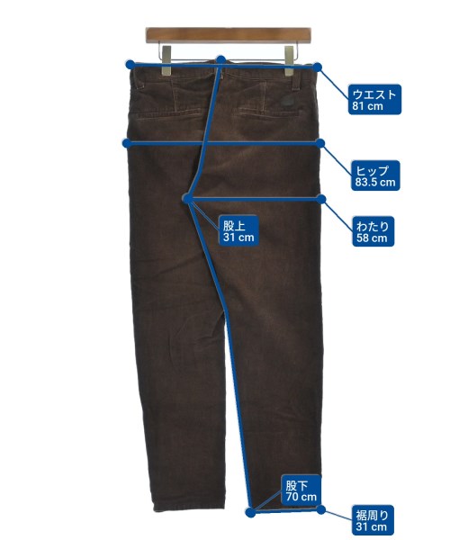 Nudie Jeans（ヌーディージーンズ）その他 茶 サイズ:30(M位) メンズ/2200680217059