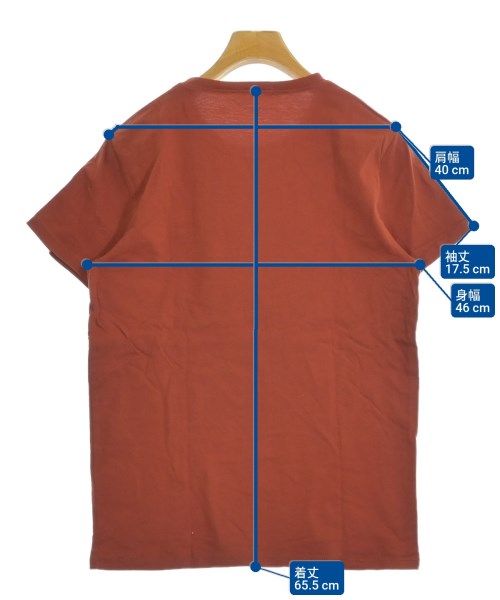 Nudie Jeans（ヌーディージーンズ）Tシャツ・カットソー オレンジ サイズ:XS メンズ/2200639193083