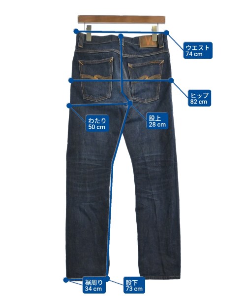 Nudie Jeans（ヌーディージーンズ）デニムパンツ 紺 サイズ:29(S位) メンズ/2200683771015