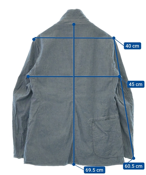 Engineered Garments（エンジニアドガーメンツ）カジュアルジャケット 青 サイズ:XS メンズ/2200511586026