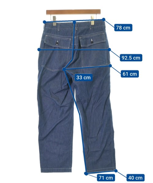 Engineered Garments（エンジニアドガーメンツ）デニムパンツ 青 サイズ:XS メンズ/2200493340012