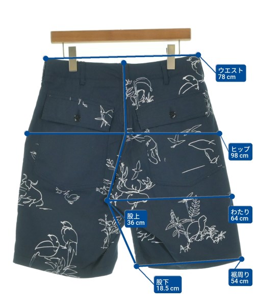 Engineered Garments（エンジニアドガーメンツ）ショートパンツ 紺 サイズ:XS メンズ/2200631849063
