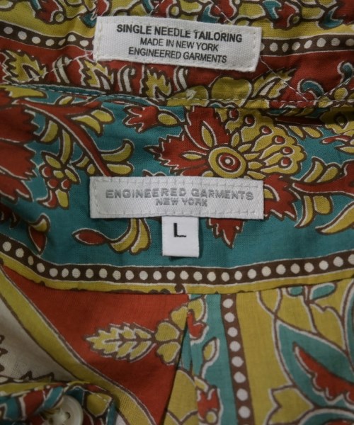 Engineered Garments（エンジニアドガーメンツ）カジュアルシャツ 緑 サイズ:L メンズ/2200631849131