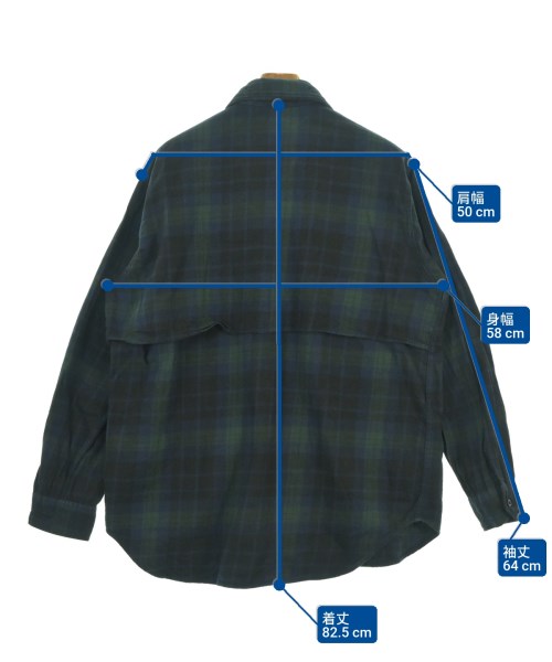 Engineered Garments（エンジニアドガーメンツ）カジュアルシャツ 紺 サイズ:M メンズ/2200631853053