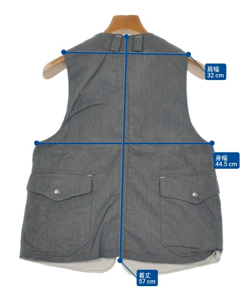 Engineered Garments（エンジニアドガーメンツ）カジュアルシャツ グレー サイズ:XS メンズ/2200620617338