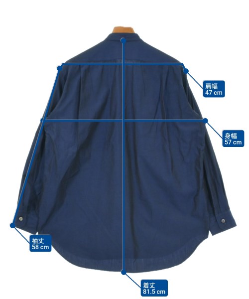 Engineered Garments（エンジニアドガーメンツ）カジュアルシャツ 紺 サイズ:XS メンズ/2200635902030