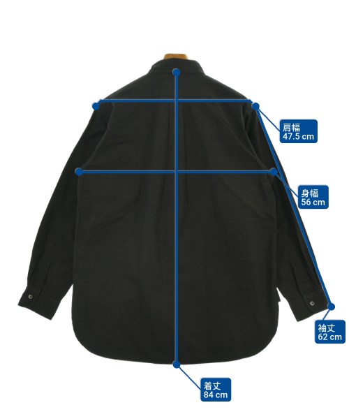 Engineered Garments（エンジニアドガーメンツ）カジュアルシャツ 黒 サイズ:M メンズ/2200634641022