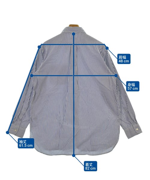 Engineered Garments（エンジニアドガーメンツ）カジュアルシャツ 青 サイズ:M メンズ/2200634641039