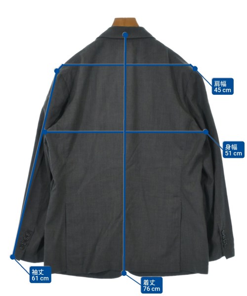 Engineered Garments（エンジニアドガーメンツ）テーラードジャケット グレー サイズ:S メンズ/2200643870055