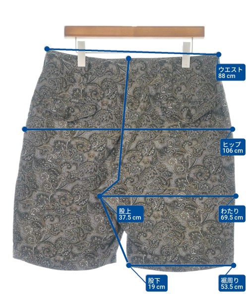 Engineered Garments（エンジニアドガーメンツ）ショートパンツ 茶 サイズ:M メンズ/2200643870130