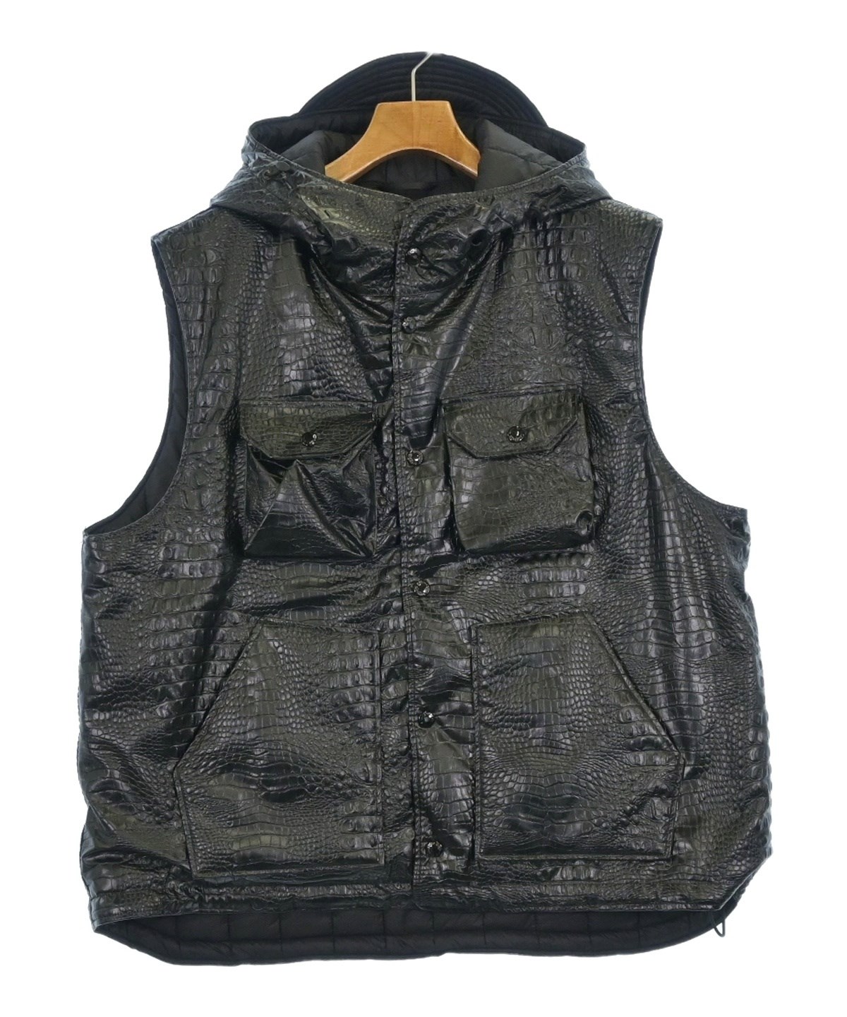 ENGINEERED GARMENTS フーディッドダウンベスト ブラック L 0232725E0031_x1_a001.jpg