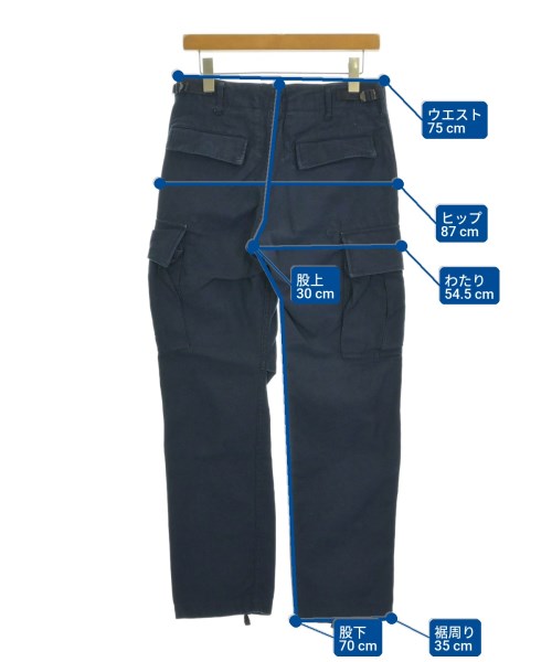 Engineered Garments（エンジニアドガーメンツ）カーゴパンツ 紺 サイズ:28(S位) メンズ/2200534725174