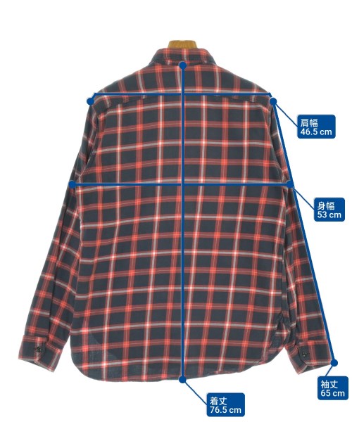 Engineered Garments（エンジニアドガーメンツ）カジュアルシャツ 紺 サイズ:M メンズ/2200531455166