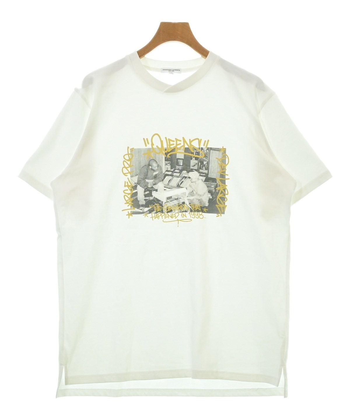 ENGINEERED GARMENTS ホワイト Tシャツ M Engineered Garments（エンジニアドガーメンツ）Tシャツ