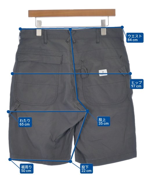 Engineered Garments（エンジニアドガーメンツ）ショートパンツ グレー サイズ:S メンズ/2200551806054