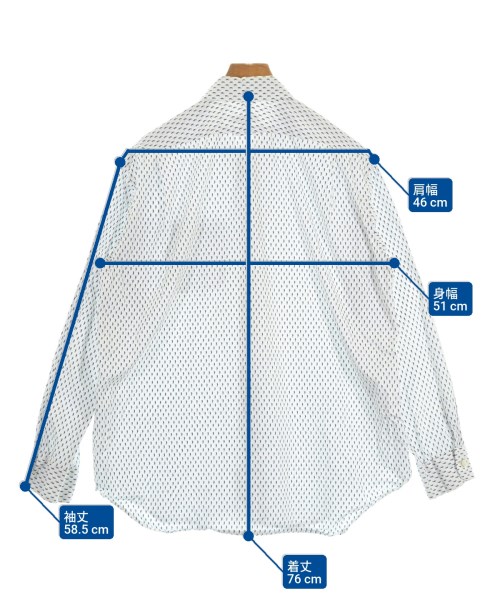 Engineered Garments（エンジニアドガーメンツ）カジュアルシャツ 白 サイズ:S メンズ/2200616894095