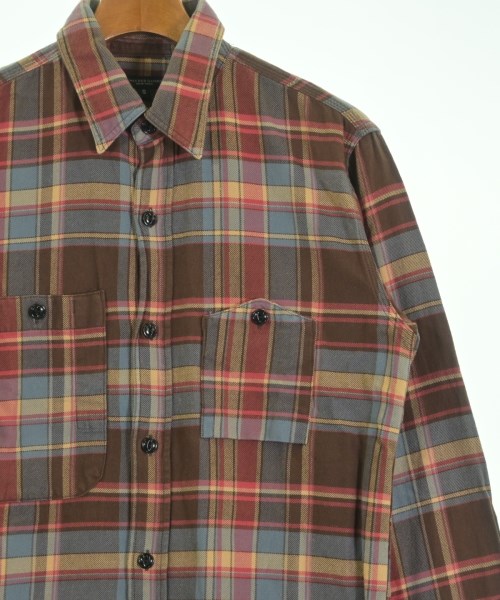 Engineered Garments（エンジニアドガーメンツ）カジュアルシャツ 茶 サイズ:S メンズ/2200613453035