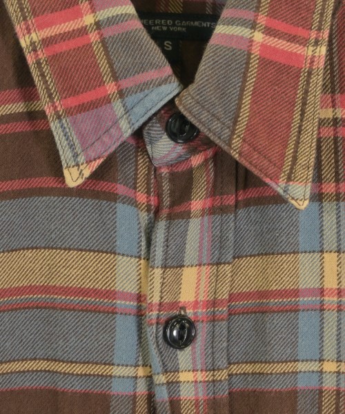 Engineered Garments（エンジニアドガーメンツ）カジュアルシャツ 茶 サイズ:S メンズ/2200613453035