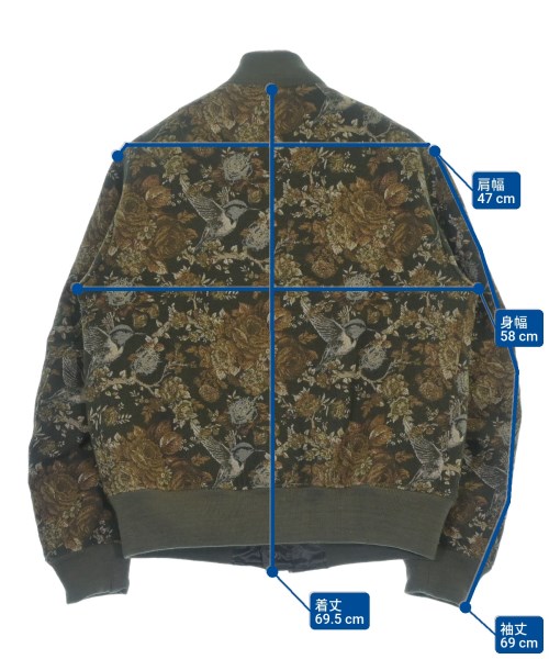 Engineered Garments（エンジニアドガーメンツ）ミリタリーブルゾン カーキ サイズ:M メンズ/2200622891019