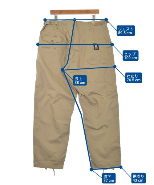 Engineered Garments（エンジニアドガーメンツ）カーゴパンツ ベージュ サイズ:L メンズ/2200622891071