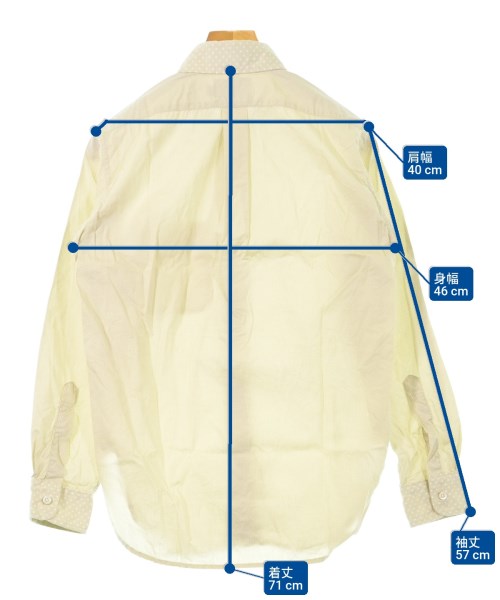 Engineered Garments（エンジニアドガーメンツ）カジュアルシャツ ベージュ サイズ:XS メンズ/2200612077355