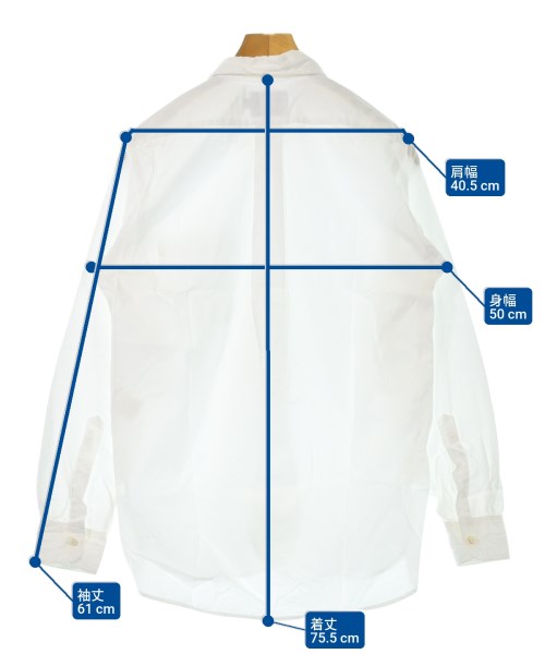 Engineered Garments（エンジニアドガーメンツ）カジュアルシャツ 白 サイズ:XS メンズ/2200612077379