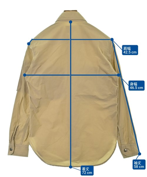 Engineered Garments（エンジニアドガーメンツ）カジュアルシャツ ベージュ サイズ:XS メンズ/2200628403100