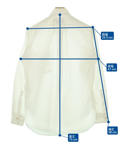 Engineered Garments（エンジニアドガーメンツ）カジュアルシャツ 白 サイズ:XS メンズ/2200630574072