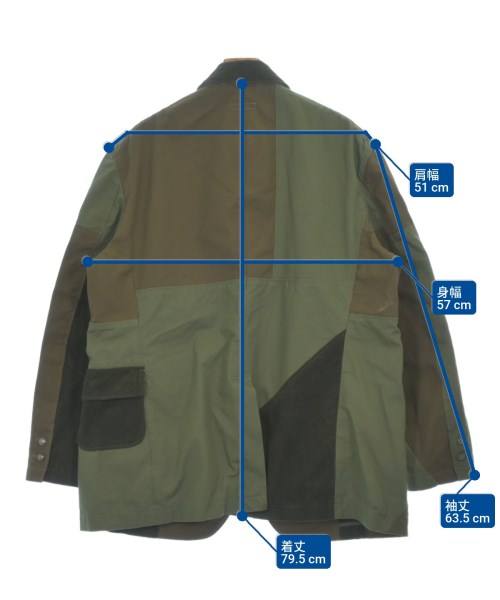 Engineered Garments（エンジニアドガーメンツ）カジュアルジャケット カーキ サイズ:L メンズ/2200632325016