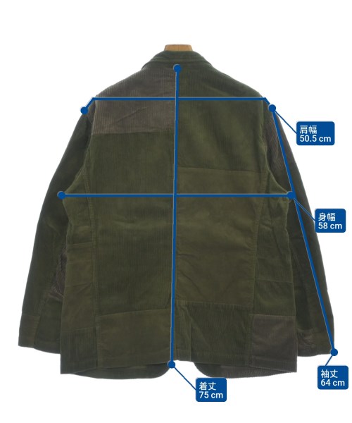 Engineered Garments（エンジニアドガーメンツ）カジュアルジャケット 緑 サイズ:L メンズ/2200622732015