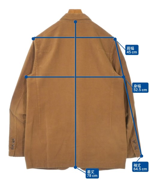 Engineered Garments（エンジニアドガーメンツ）カジュアルジャケット 茶 サイズ:M メンズ/2200632950041