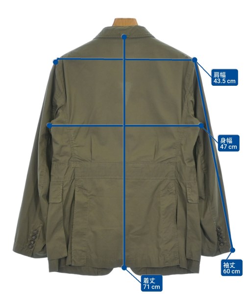 Engineered Garments（エンジニアドガーメンツ）カジュアルジャケット カーキ サイズ:S メンズ/2200610037221