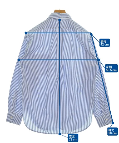 Engineered Garments（エンジニアドガーメンツ）カジュアルシャツ 青 サイズ:XS メンズ/2200610037252
