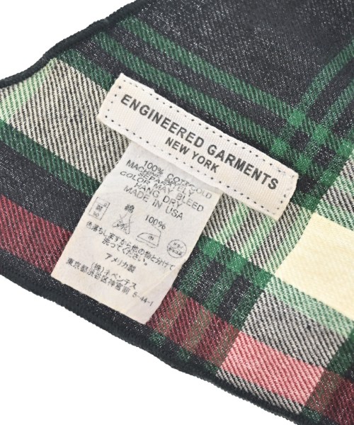 Engineered Garments（エンジニアドガーメンツ）ストール 黒 サイズ:- メンズ/2200610037825