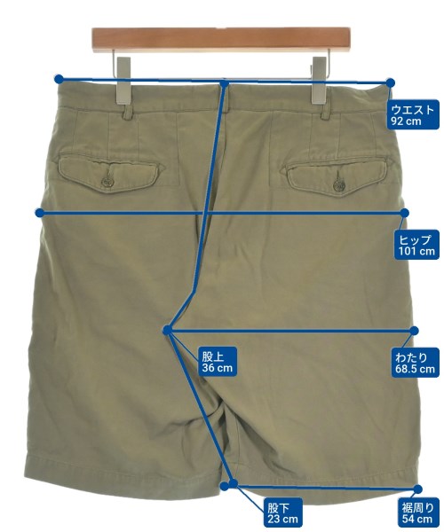 Engineered Garments（エンジニアドガーメンツ）ショートパンツ カーキ サイズ:36(XXL位) メンズ/2200603920134