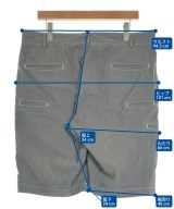 Engineered Garments（エンジニアドガーメンツ）ショートパンツ グレー サイズ:36(XXL位) メンズ/2200603920158