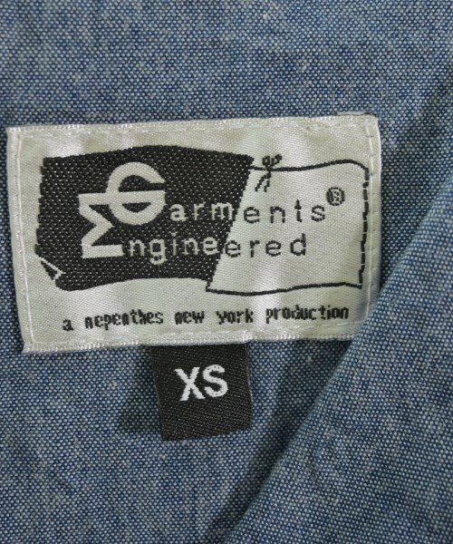 Engineered Garments（エンジニアドガーメンツ）カジュアルシャツ 青 サイズ:XS メンズ/2200606114455